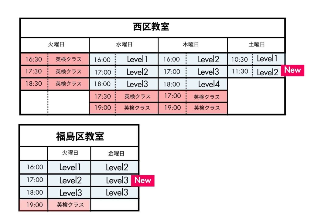 来期のご案内（体験会のお知らせ）